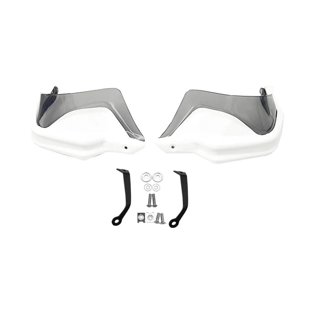 QGBUSQ Motorrad Handprotektoren Motorrad Handschutz Handschutz Extensions Schutz Windschutzscheibe Für Y&amaha Für MT 03 25 Für MT-03 Für MT-25 2015-2023(White Grey Set) von QGBUSQ