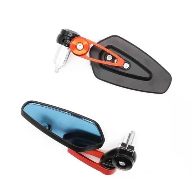 Rückspiegel Motorradspiegel 7/8" 22mm Lenker Bar End Rearview Side Blue Spiegel Für Y&amaha Für YZF-R7 R7 Für YZFR7 Für YZF R7 R 7 2021 2022 2023 Motorrad Spiegel(Orange) von QGBUSQ