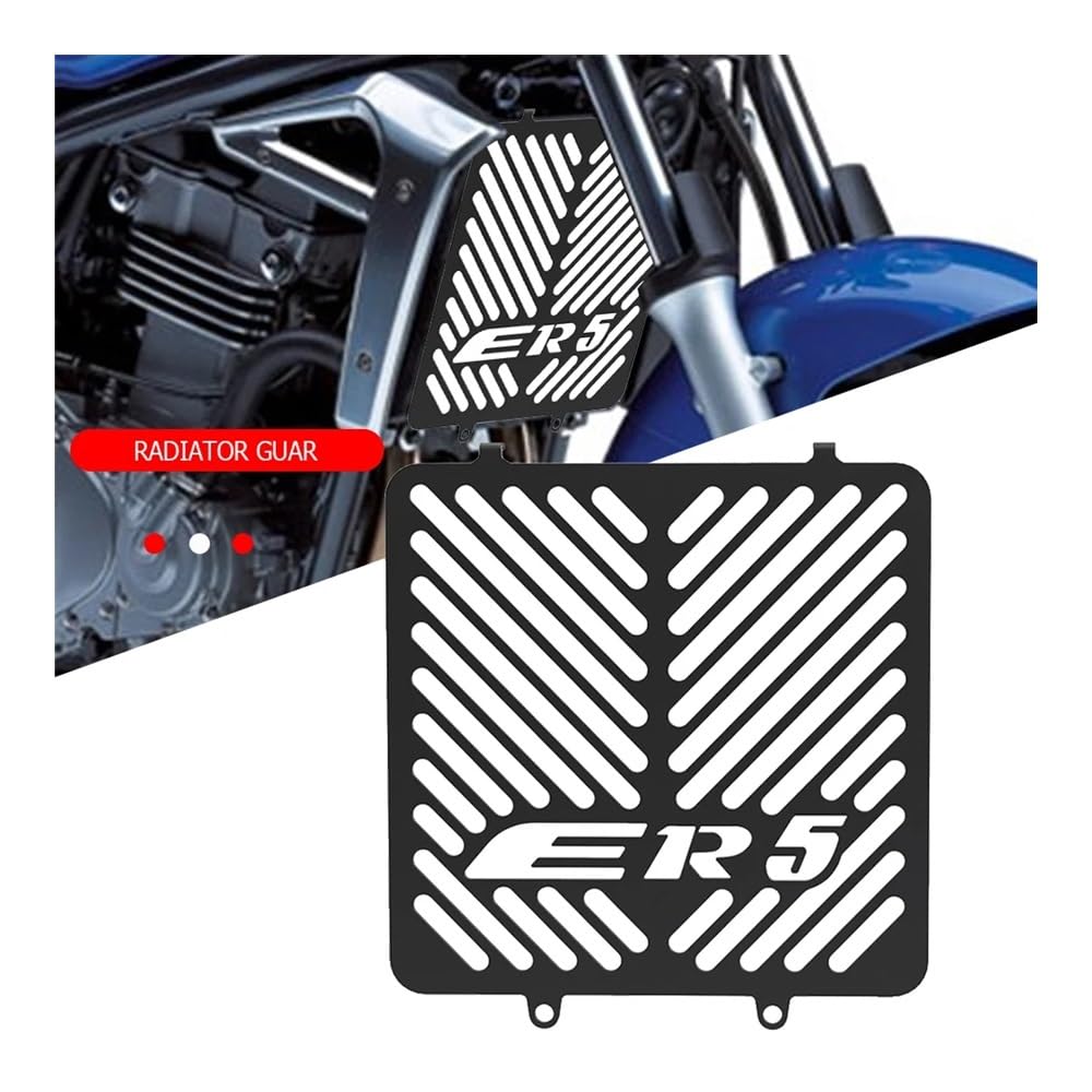 Kühlerschutz Motorrad FÜR Kawasaki ER5 ER-5 1997-2006 1998 1999 2000 2001 2002 2003 2004 2005 Kühlergrill Grill Schutz Schutz Abdeckung von QGEMCIFLS