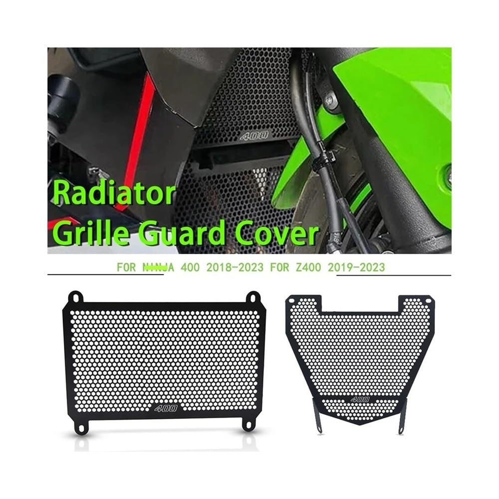 Kühlerschutz Motorrad Für Kawasaki Lufteinlass Abdeckung Kühlergrill Grill Schutz Für Ninja 400 Z 2018 2019 2020 2021 2022 2023 von QGEMCIFLS