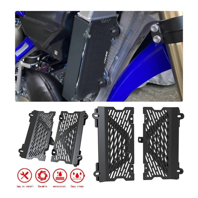 Kühlerschutz Motorrad Für Ya&maha YZ250 2002-2023 YZ250X 2016-2023 YZ250 YZ 250 X 250X Motorrad Kühlergrill Wache Cover Schutz von QGEMCIFLS