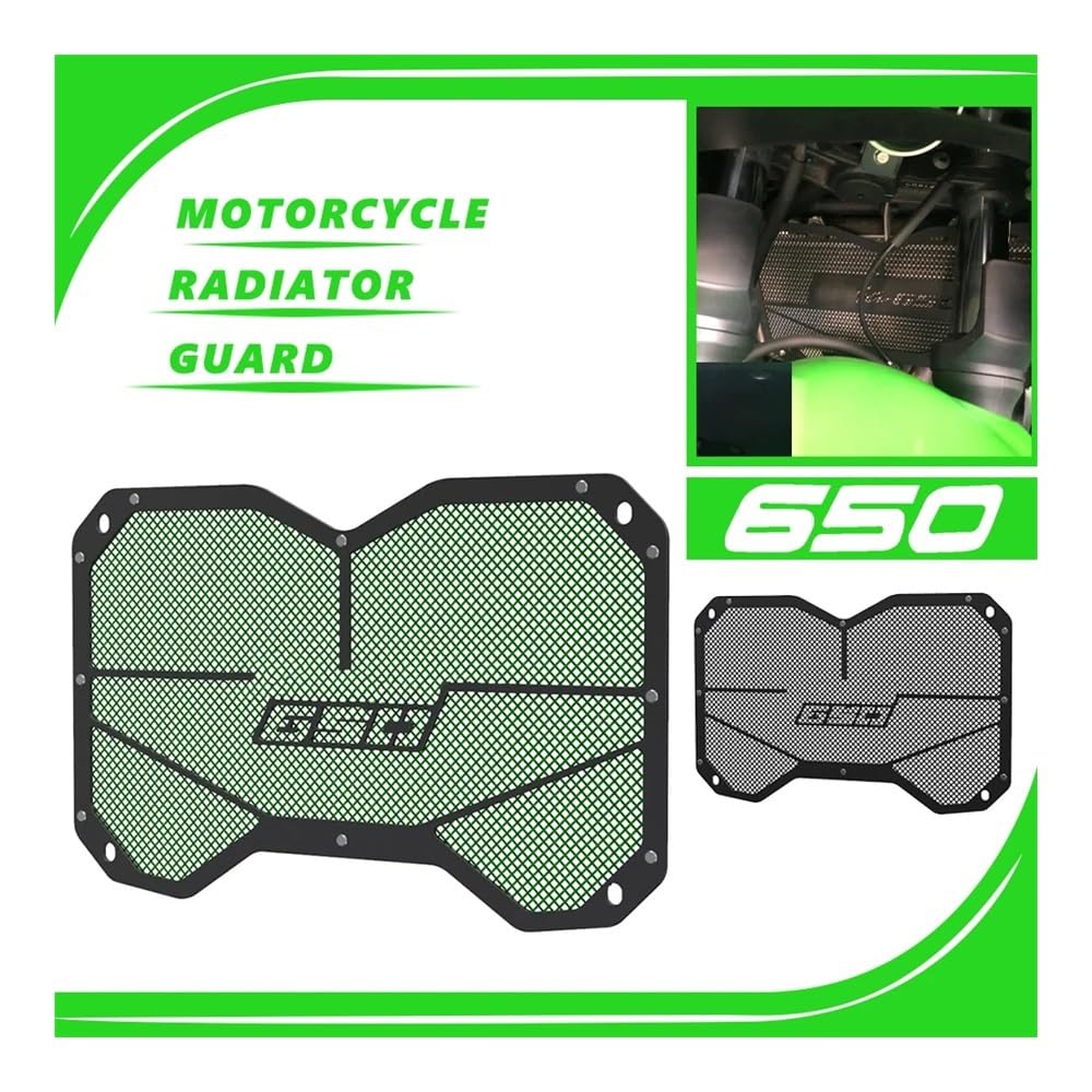 Kühlerschutz Motorrad Kühlergrill Wache Cover Schutz Für Kawasaki Für Ninja 650 ABS KRT Edition 2017-2023 von QGEMCIFLS