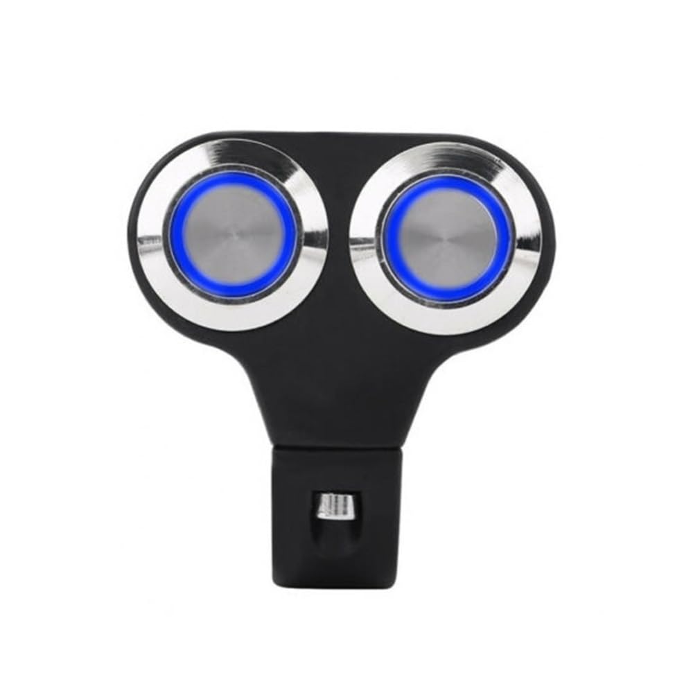 Motorrad Handle Schalter Handrücklauftaste Am Lenker, Lichtlampen-Steuerschalter(Blue) von QGEMCIFLS