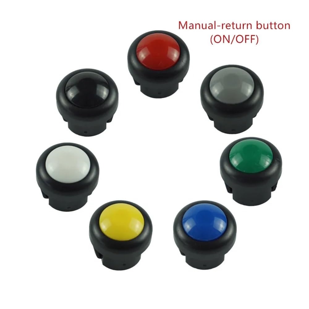 Motorrad Handle Schalter Schalter, Roller-Lenkerhalterung, Scheinwerfer, Blinker, Nebelscheinwerfer, Hupe, Start- Und Zündknöpfe(ON-Off Button-Black) von QGEMCIFLS