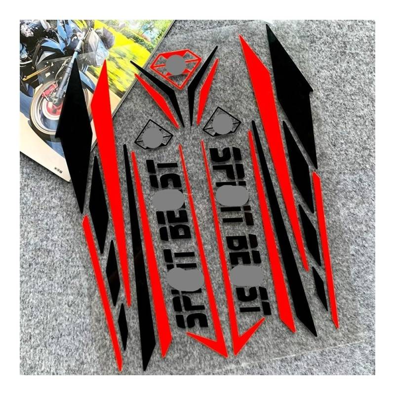 Tankpad Tankschutz Motorrad 1 Set Motocross Reflektierende Aufkleber Styling Körper Heizöl Tank Decals Für Ya&maha Für Ho&n&da Für Kawasaki Für Suzuki von QGEMCIFLS