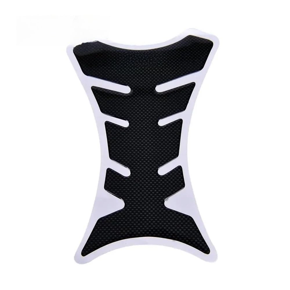 Tankpad Tankschutz Motorrad 1Pcs Universal Fishbone Carbon Fiber Tank Pad Tankpad Schutz Aufkleber Motorrad von QGEMCIFLS