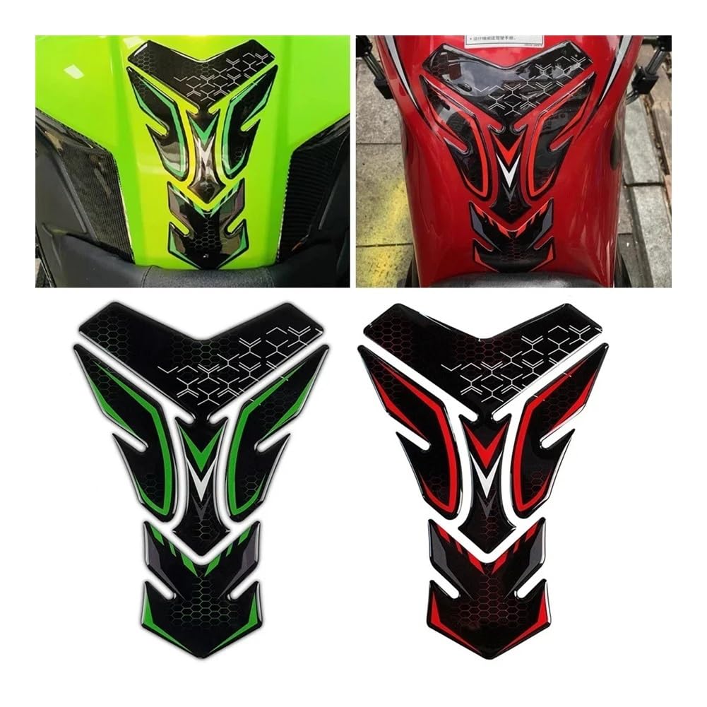 Tankpad Tankschutz Motorrad 3D Körper Kraftstoff Tank Pad Protector Aufkleber Aufkleber Zubehör Für Kawasaki Ninja400 Z900 Z1000 Zx10r Er6n Für VER&SYS 650 von QGEMCIFLS