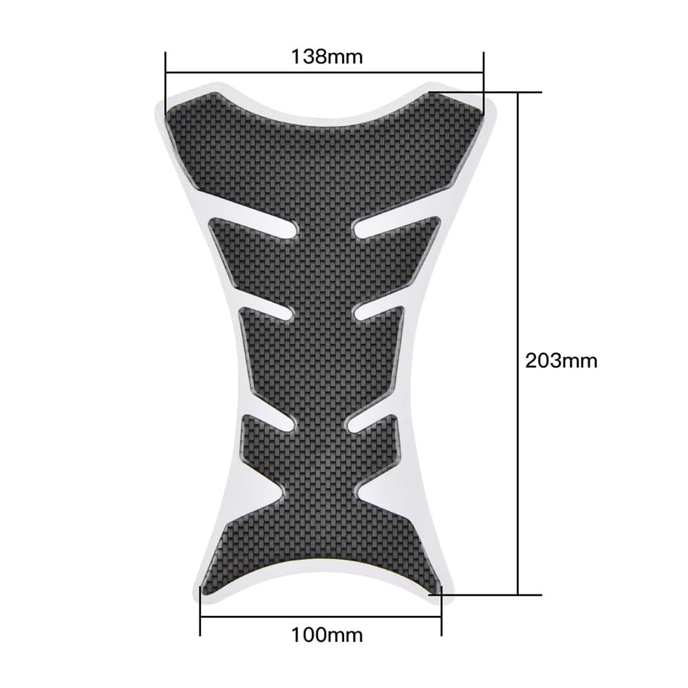 Tankpad Tankschutz Motorrad Aufkleber Gas Heizöl Tank Pad Protector Aufkleber Für Ya&maha YZF 600R Thundercat R1 R6 R25 R3 FZ1 FZS 1000S von QGEMCIFLS