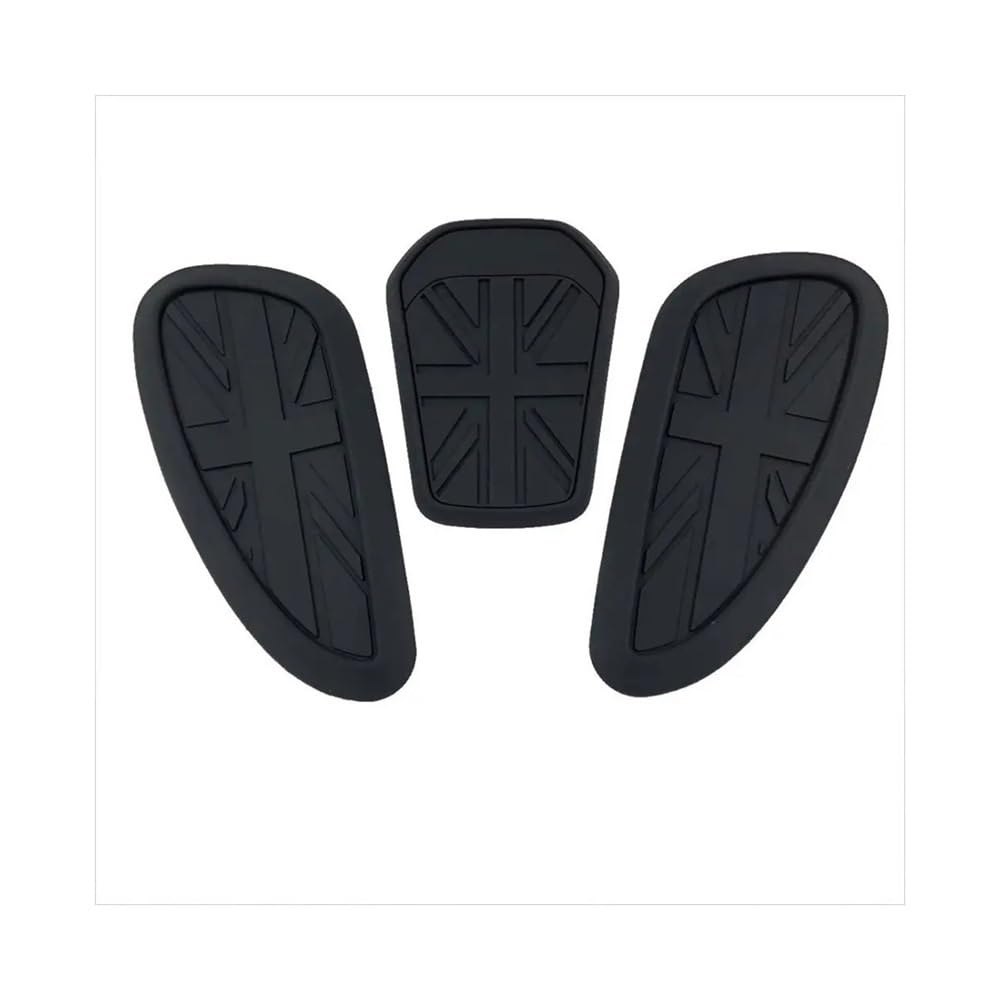 Tankpad Tankschutz Motorrad Cafe Racer Gas Kraftstoff Tank Gummi Aufkleber Schutz Hülle Knie Tank Pad Grip Aufkleber Die Union Jack Logo von QGEMCIFLS