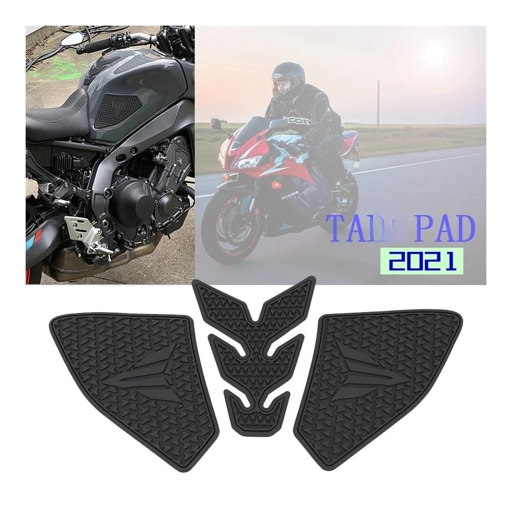 Tankpad Tankschutz Motorrad FÜR Ya&maha MT-09 MT09 2021 Motorrad rutschfeste Seite Kraftstoff Tank Pad Aufkleber Gummi Aufkleber Fit von QGEMCIFLS