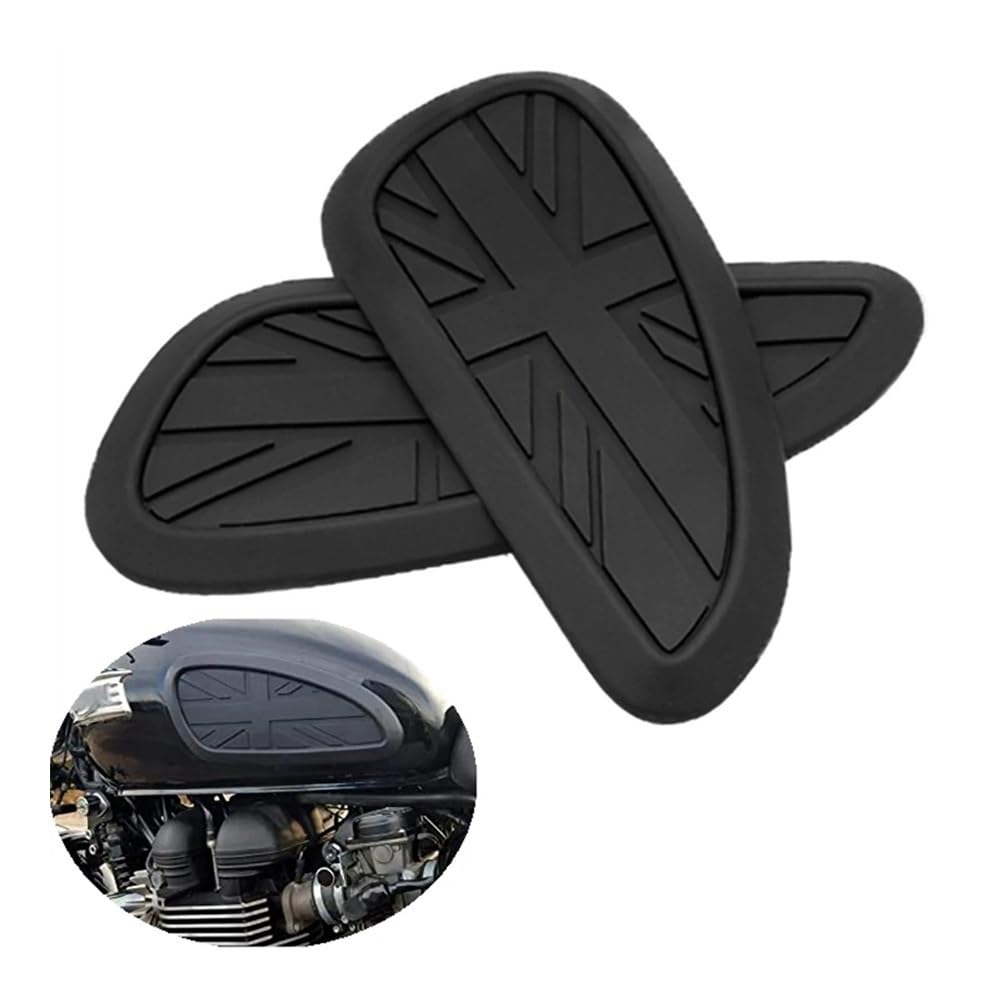 Tankpad Tankschutz Motorrad Für Triumph T100 T120 Universal Tank Traktion Pads Kraftstoff Tank Griffe Seite Aufkleber Knie Griffe Schutz Aufkleber von QGEMCIFLS