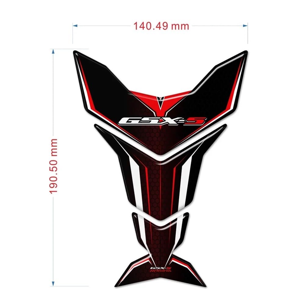 Tankpad Tankschutz Motorrad Tank Pad Protector Aufkleber Für Suzuki GSX-S125 GSX-S750 GSX-S1000 2019 2020 Seite Pad Schutz Motorrad von QGEMCIFLS