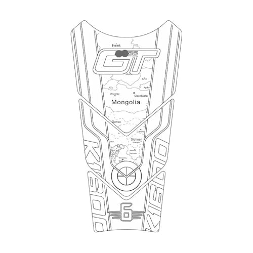 Tankpad Tankschutz Motorrad Tankaufkleber Zubehör 3D Kraftstofftank Pad Schutz Aufkleber Aufkleber Box Für B&M&W K1600GT K1600GTL K1600 GT K1600 GTL von QGEMCIFLS