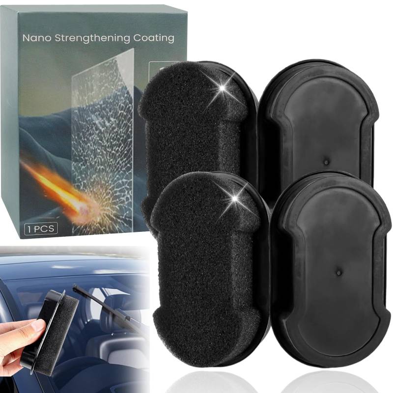 QGGTQG Nano-Beschichtung Einweg-Spiegel 2 Stück Nano Coat One Way Mirror Nano Coating for Glass Car Mirror Cleaning Accessories Nano Coat Einwegspiegel für Fenster und Autorückspiegel von QGGTQG