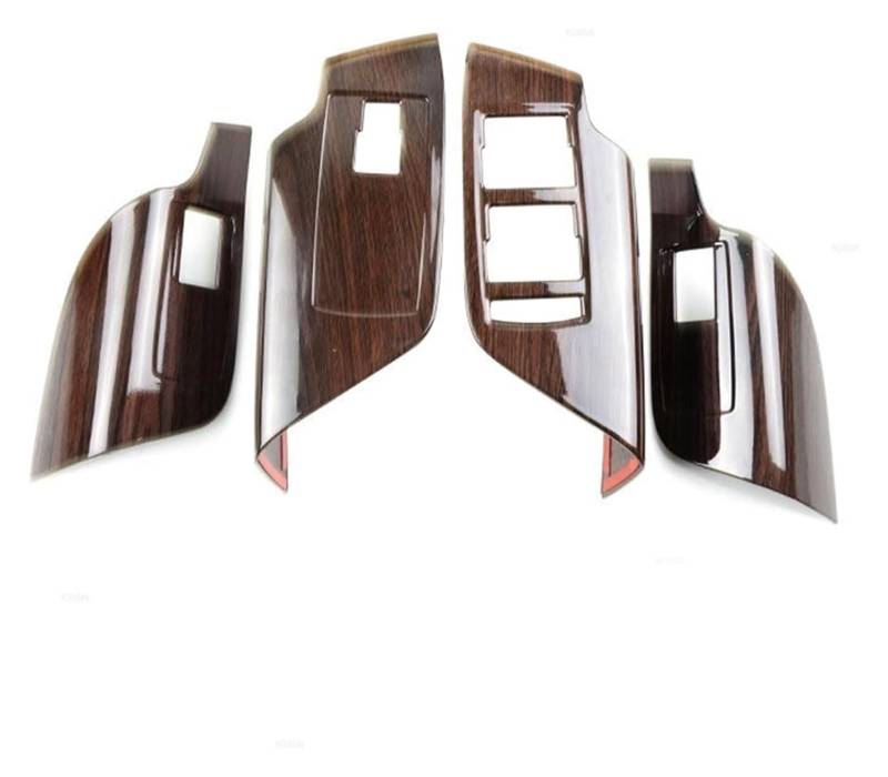 Auto Getriebe Shift Panel Rahmen Trim Für Buick Für Regal 2009-2016 Auto Innen Tür Fenster Schalter Heber Bedienfeld Abdeckung Trim LHD(Mahogany) von QGMKMVZZBK