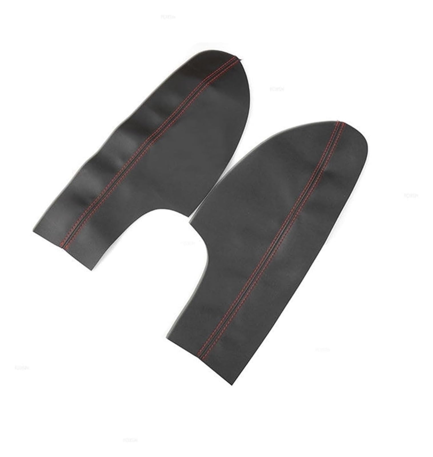 Auto Getriebe Shift Panel Rahmen Trim Für Hyundai Für Sonata 8th 2011-2014 Auto Innen Tür Armlehne Panel Abdeckung Trim(Black-red line,4pcs) von QGMKMVZZBK