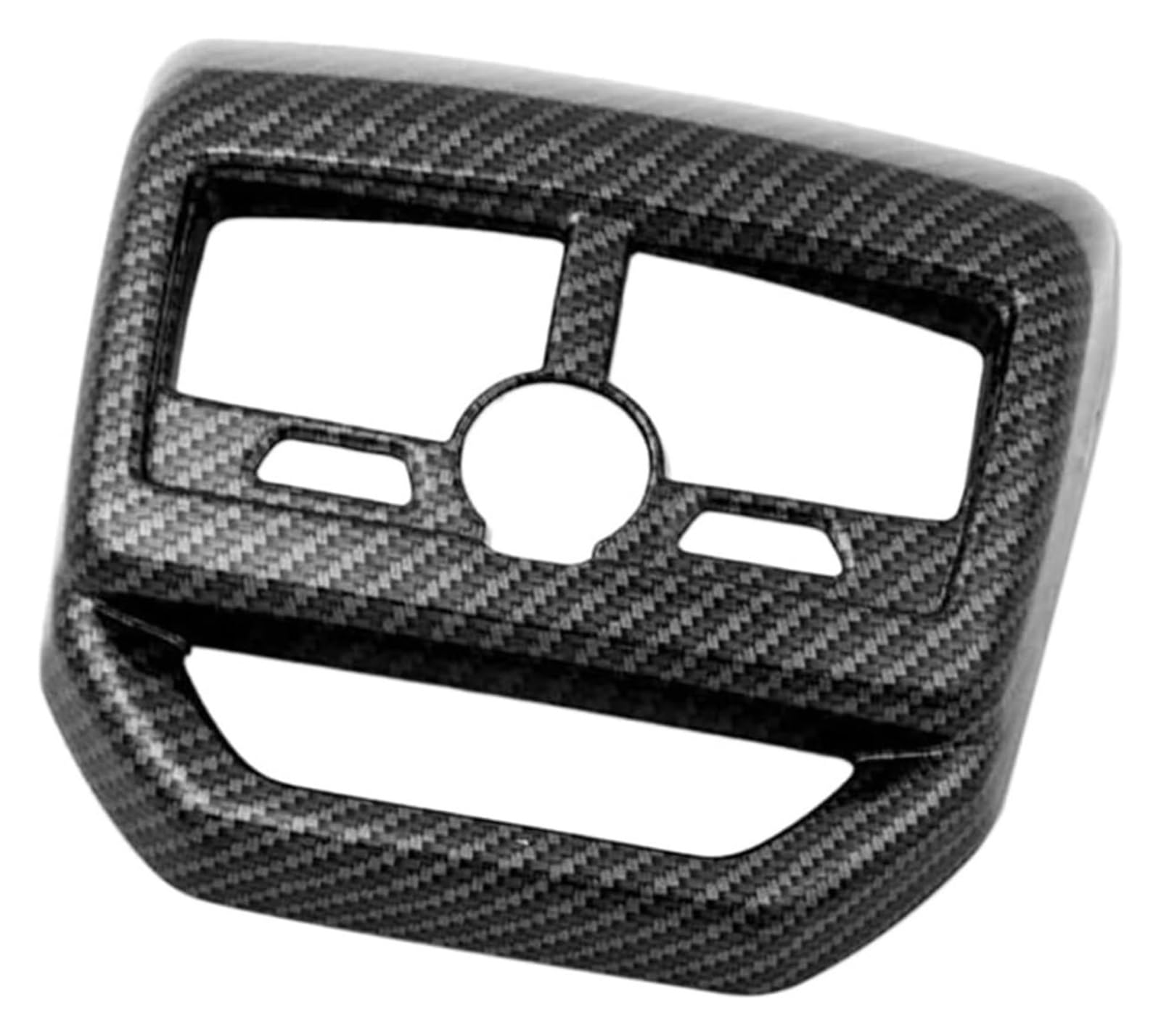 Auto Getriebe Shift Panel Rahmen Trim Für P&eugeot 3008 GT 3008GT 5008 2017 2018 Auto Armlehne Box Hinten Klimaanlage AC Vent Outlet Form(Carbon Fiber) von QGMKMVZZBK