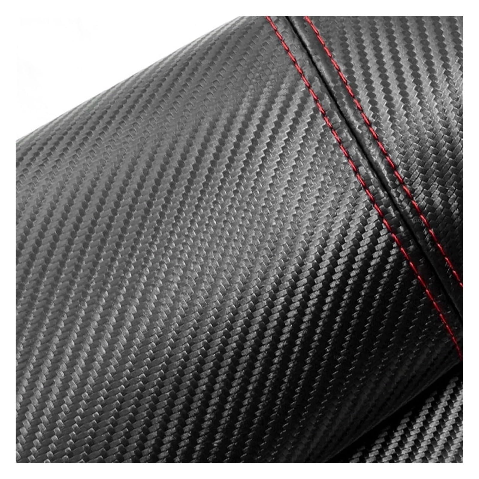 Auto Getriebe Shift Panel Rahmen Trim Für VW Für J&etta MK5 Für G&olf 5 2005-2010 Auto Mikrofaser Leder Türgriff Armlehne Panel Abdeckung(Carbon-red,LHD) von QGMKMVZZBK