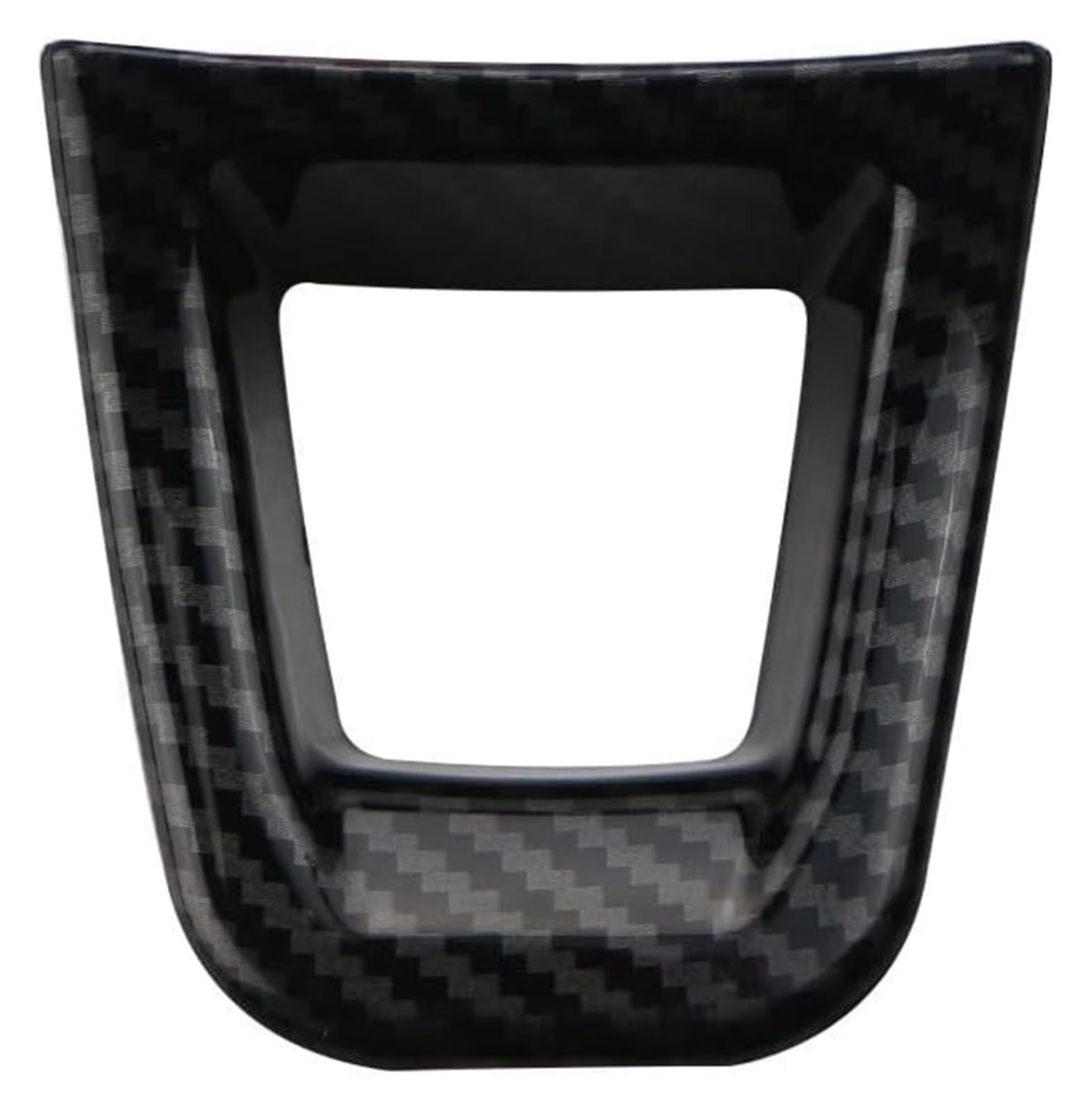 Auto Getriebe Shift Panel Rahmen Trim Für VW Für p&assat B8 Für T&iguan MK2 Für G&olf 7 7.5 MK7 MK7.5 E-UP Auto Lenkrad Dekoration Abdeckung Trim Aufkleber(Carbon Fiber look) von QGMKMVZZBK