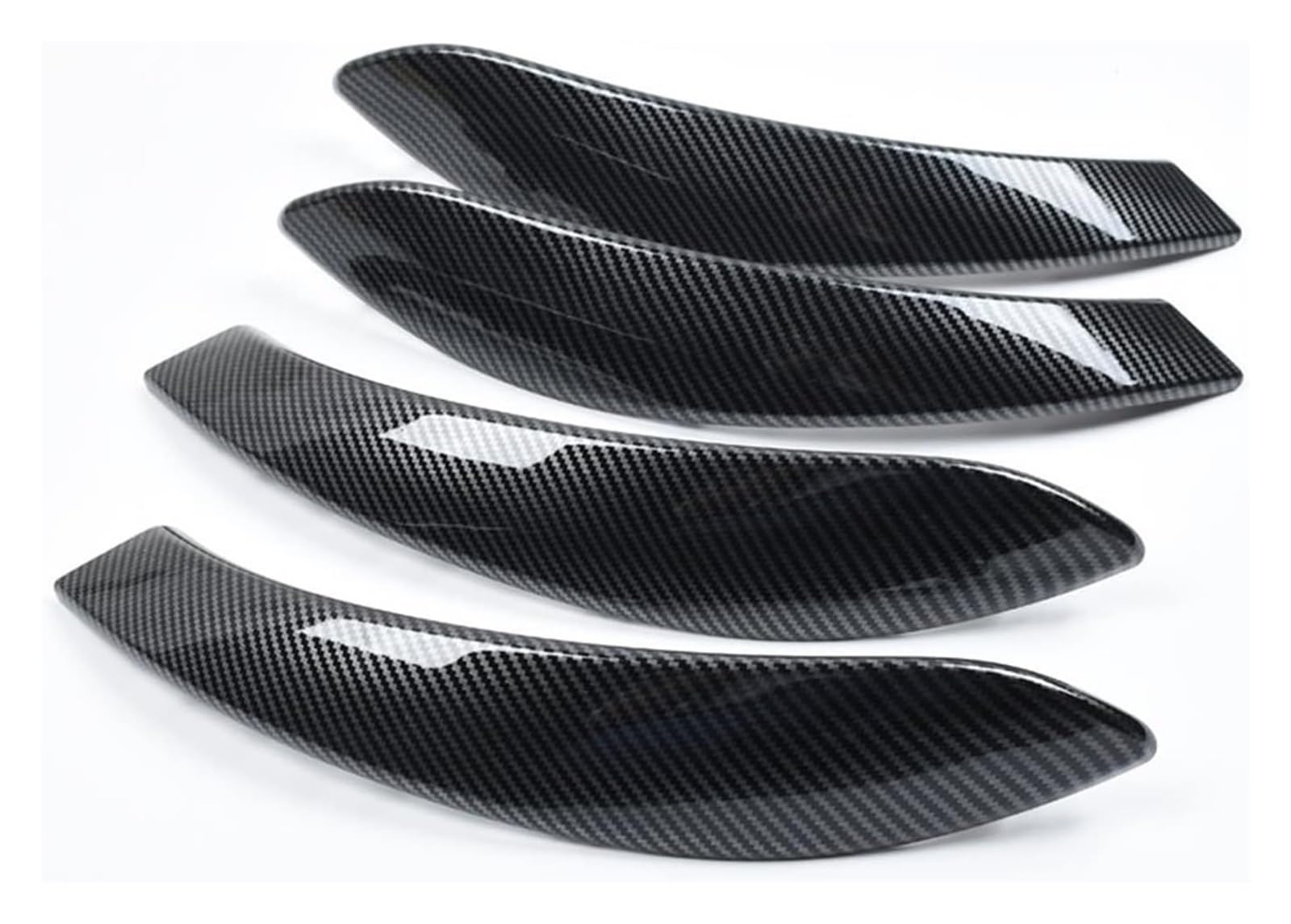 Auto Innen Türverkleidung Türgriff Für 3 4 Serie F30 F80 F31 F32 F33 F34 F35 F36 2013-2018 Außenabdeckungsverkleidung(Carbon Fiber 4pcs Set) von QGMKMVZZBK