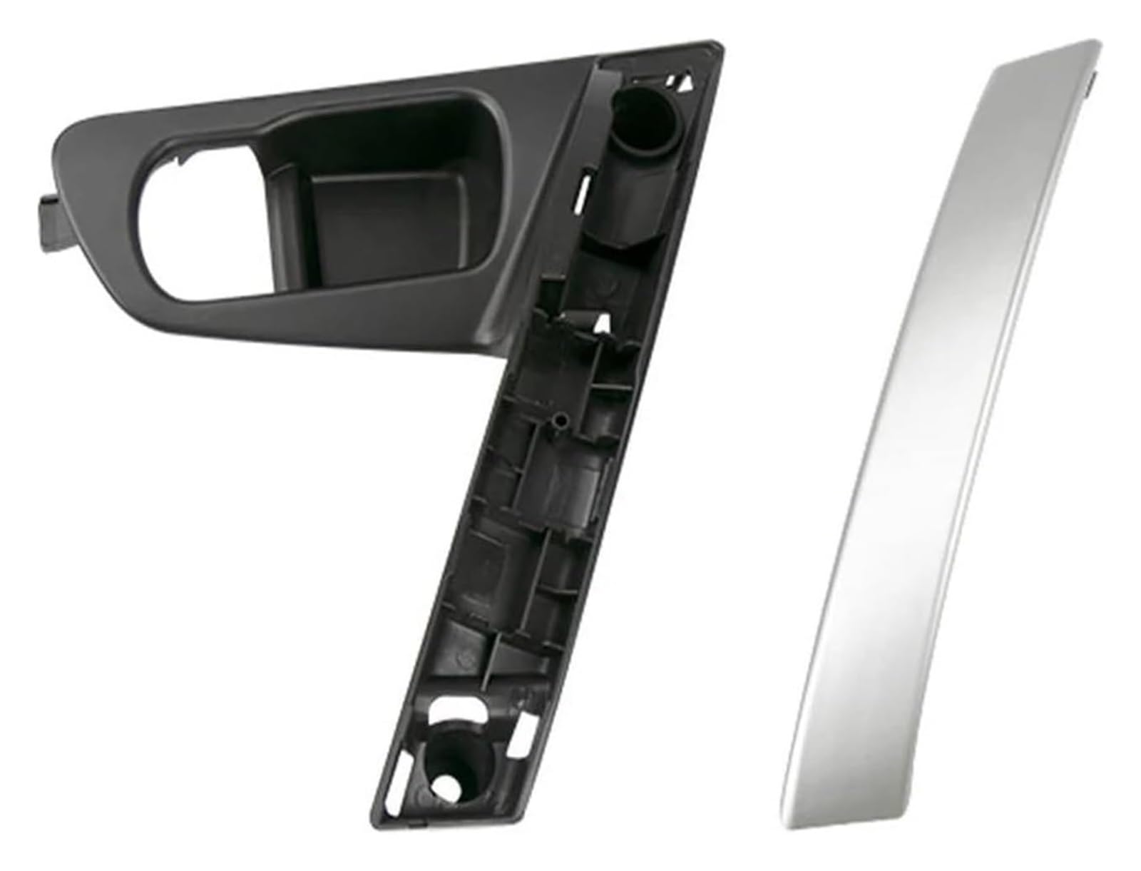 Auto Innen Türverkleidung Türgriff Für 3 Serie E93 320i 325i 330i 335i 2007–2014 LHD Innentür Armlehne Fenster Schalter Abdeckung Panel Trim(Left Handle Silver) von QGMKMVZZBK