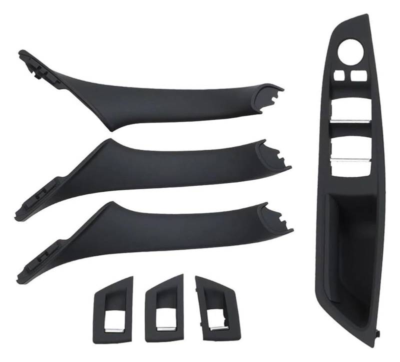 Auto Innen Türverkleidung Türgriff Für 5 Series F10 F11 520i 523i 525i 528i 530i 2010–2017 RHD Rechts Fahrer Innentürgriff Panel Pull Trim Abdeckung(Rhd Black Set) von QGMKMVZZBK