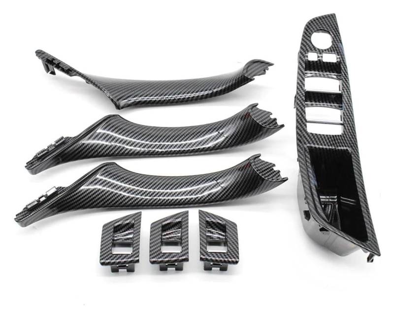 Auto Innen Türverkleidung Türgriff Für 5 Series F10 F11 520i 523i 525i 528i 530i 535i LHD RHD Innentür Armlehne Zuggriff Panel Trim(Rhd 7pcs Set) von QGMKMVZZBK