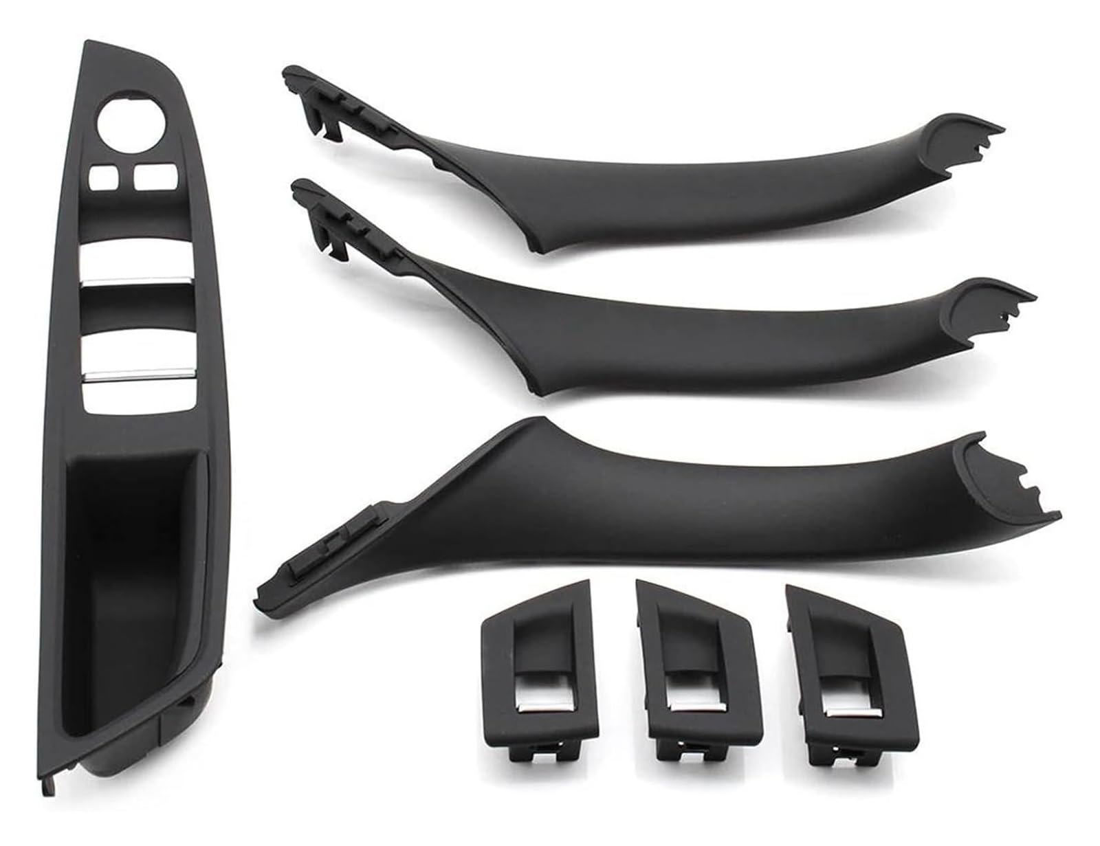 Auto Innen Türverkleidung Türgriff Für 5 Series F10 F11 520i 523i 525i 528i 530i LHD Auto-Innentürgriff Armlehne Panel Pull Trim Cover(Lhd Black Set) von QGMKMVZZBK