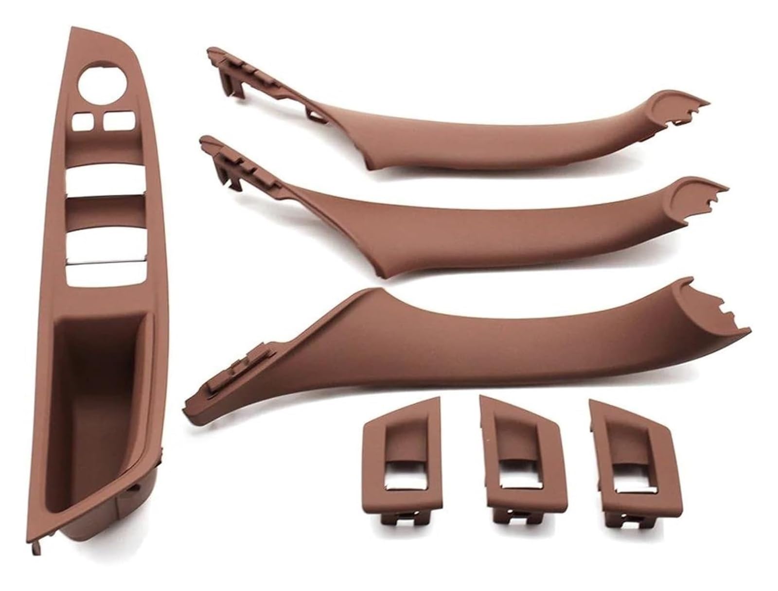 Auto Innen Türverkleidung Türgriff Für 5 Series F10 F11 520i 523i 525i 528i 530i LHD Auto-Innentürgriff Armlehne Panel Pull Trim Cover(Lhd Brown Set) von QGMKMVZZBK