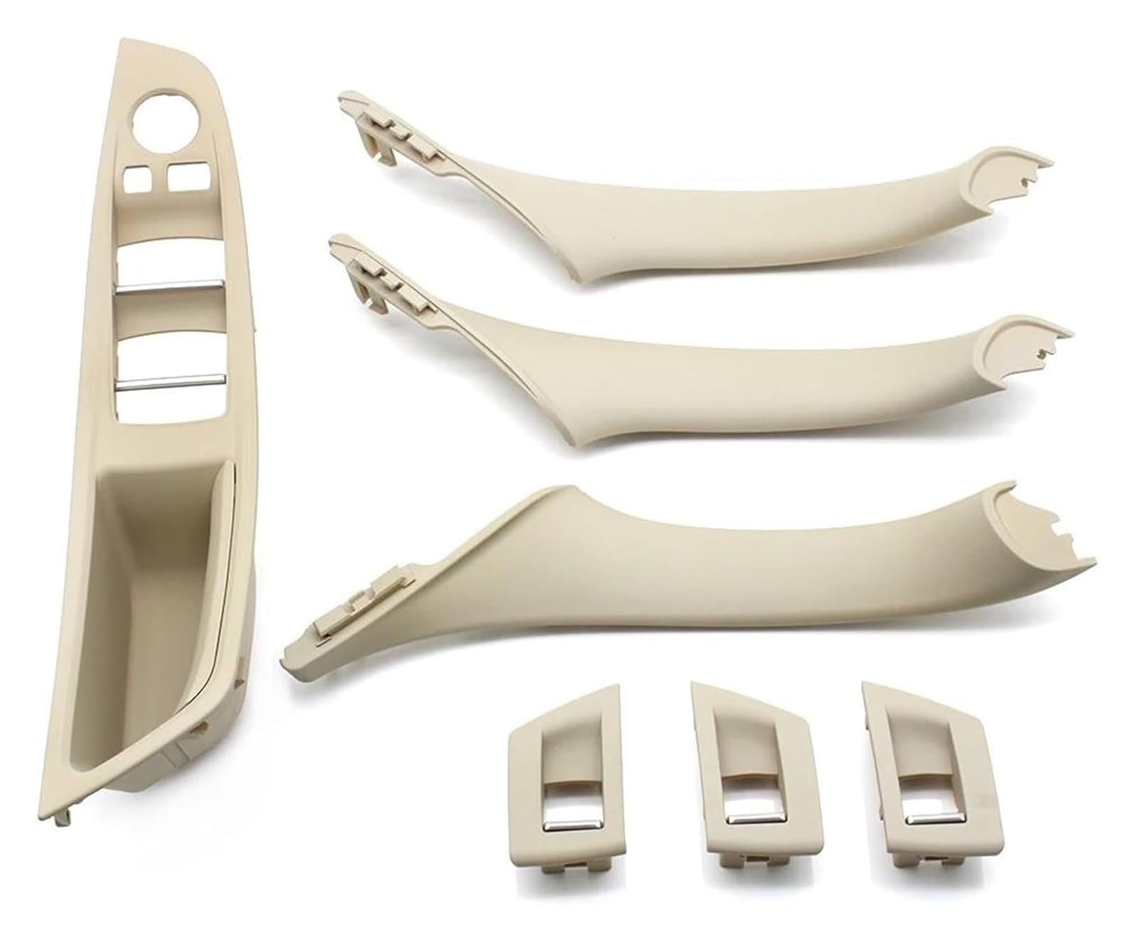 Auto Innen Türverkleidung Türgriff Für 5 Series F10 F11 520i 523i 525i 528i 530i LHD Auto-Innentürgriff Armlehne Panel Pull Trim Cover(Lhd Oyster Set) von QGMKMVZZBK