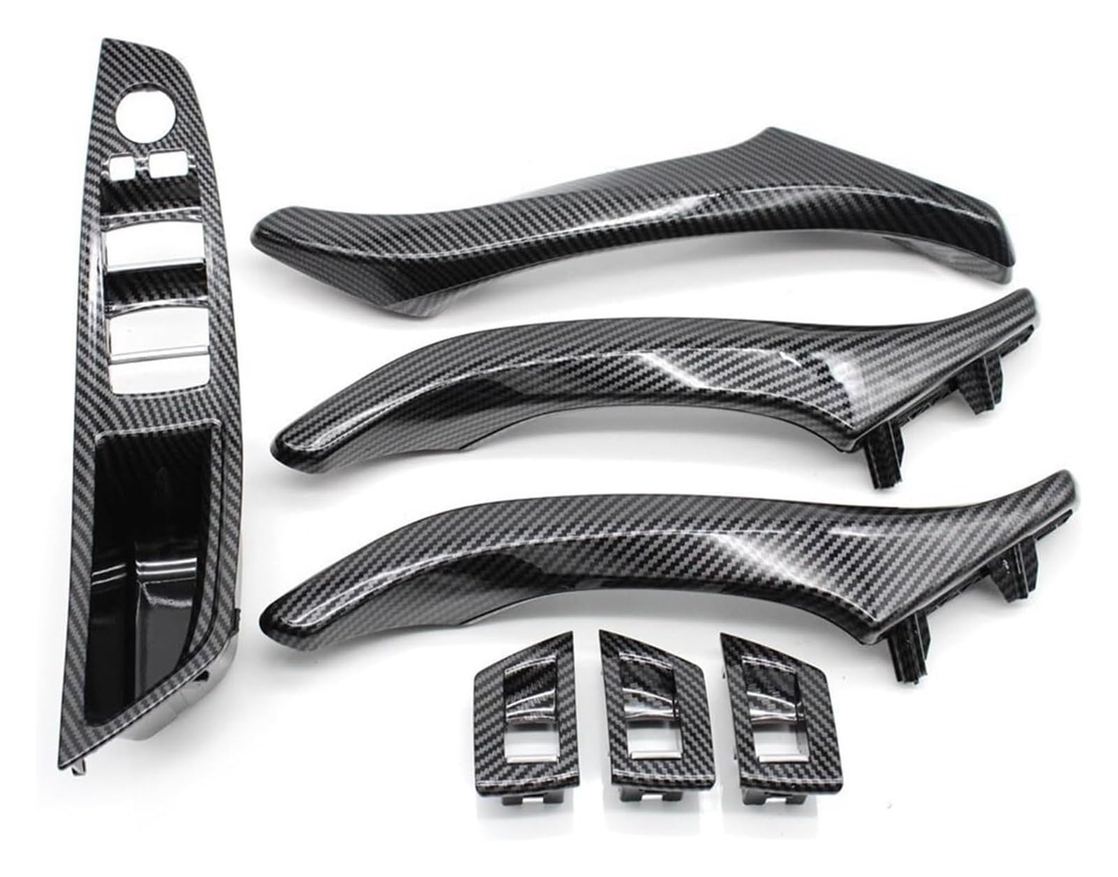 Auto Innen Türverkleidung Türgriff Für 5er F10 F11 520i 523i 525i 528i 530i 535i LHD RHD Auto-Innentürgriff-Zug 7-teiliges Set(Lhd Assembly Set) von QGMKMVZZBK