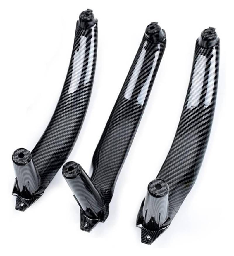 Auto Innen Türverkleidung Türgriff Für E70 E71 E72 X5 X6 2007-2013 Auto Links Rechts Innentür Armlehne Griff Innenverkleidung Pull Trim Abdeckung(Rhd 3pcs) von QGMKMVZZBK