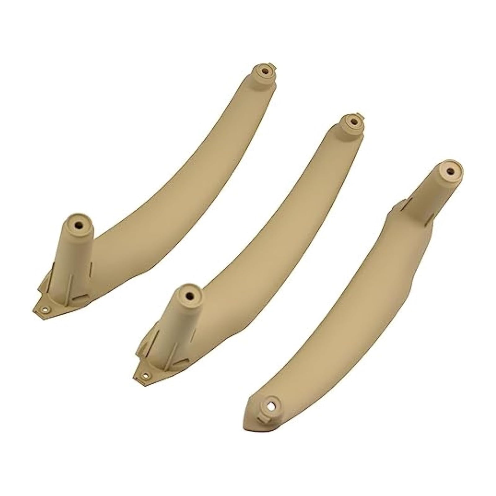 Auto Innen Türverkleidung Türgriff Für E70 E71 X5 X6 LHD Auto Links Vorne Fahrersitz Innentürgriff Armlehne Innenverkleidung Zugabdeckung(Beige 3 Pcs) von QGMKMVZZBK