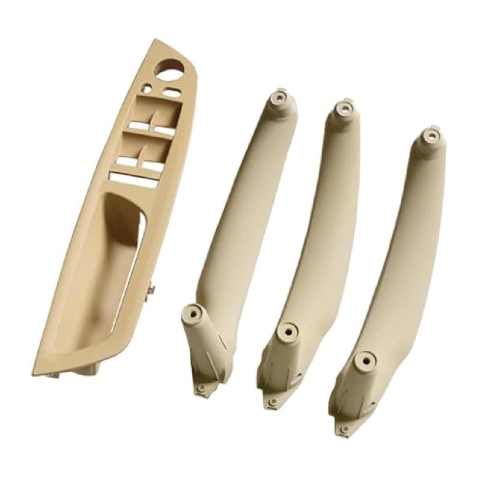 Auto Innen Türverkleidung Türgriff Für E70 E71 X5 X6 LHD RHD Auto Armlehne Vordersitz Fahrersitz Innentür Griff Panel Innen Pull Trim Abdeckung(Lhd Beige 4pcs) von QGMKMVZZBK