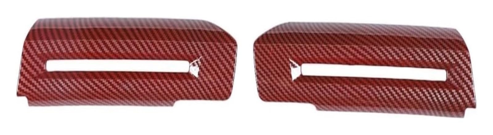 Auto Innen Türverkleidung Türgriff Für F&ord Für Mustang 2015–2020 Auto Innenzubehör Tor Türgriff Dekoration Verkleidungsabdeckung(Red Carbon Fiber Pattern) von QGMKMVZZBK