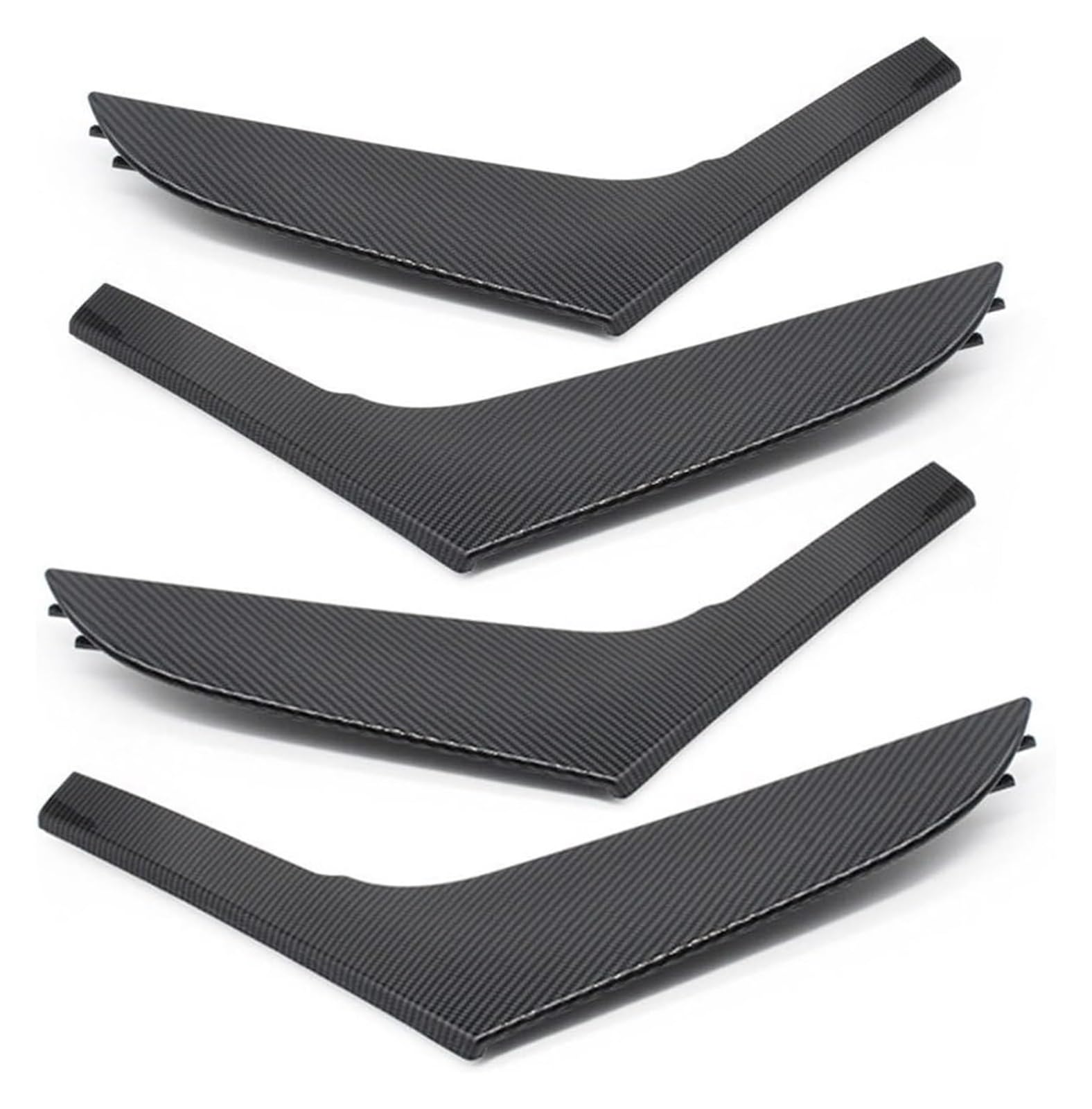 Auto Innen Türverkleidung Türgriff Für VW Für G&olf 6 Für GTI MK6 2009-2014 5K4868039A Panel Trim Abdeckung 4 Türen Auto Innen Links Rechts Tür Pull Griff(Carbon 4pcs Set) von QGMKMVZZBK