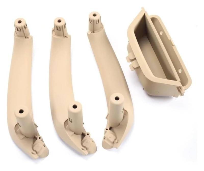 Auto Innen Türverkleidung Türgriff Für X3 X4 F25 F26 2010–2016 LHD RHD Auto Vorne Links Türinnengriff Pull Trim Panel Griff 51417250307(Rhd 4pcs Beige) von QGMKMVZZBK