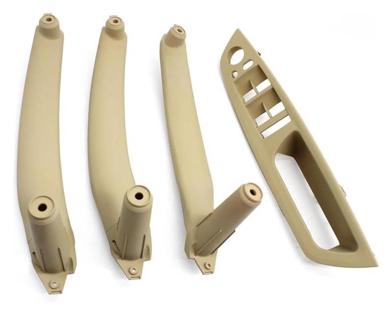 Auto Innen Türverkleidung Türgriff Für X5 X6 E70 E71 E72 2007-2014 LHD RHD Auto Innentürgriff Innenverkleidung Pull Armlehnenverkleidung(Rhd Beige Set) von QGMKMVZZBK