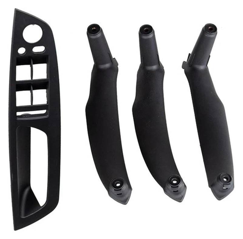 Auto Innen Türverkleidung Türgriff Für X5 X6 E71 E70 2007-2014 Innentürgriffe Abdeckung Autotürgriffmontage(4pcs Black,Right hand drive) von QGMKMVZZBK