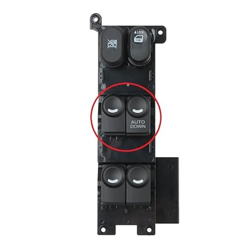 Elektrische Fensterheber Tasten Für H&yundai I30 I30cw 2008-2011 Auto Fensterheber Master Control Schalter Reglerknopf LHD RHD 93570-2L010 93570-2L000(Auto Descent - RHD) von QGMKMVZZBK