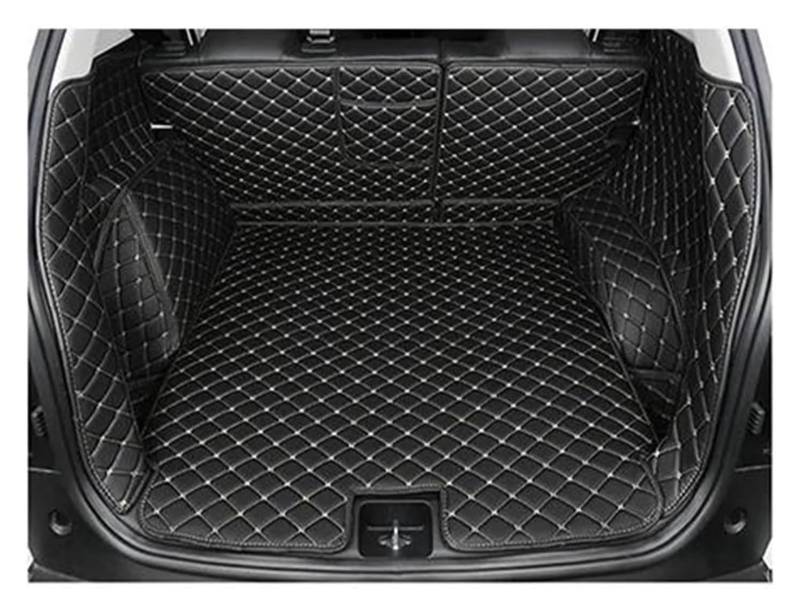 Kofferraummatte Für C4 Für Picasso 5-Sitzer 2014-2018 Kofferraummatten Auto-Kofferraumteppiche Cargo Liner(Beige line A) von QGMKMVZZBK