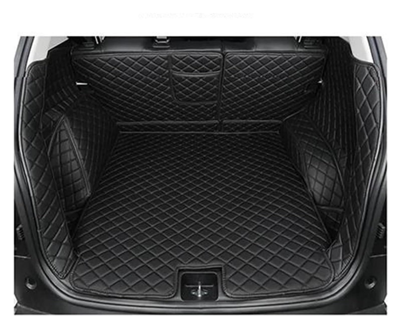 Kofferraummatte Für C4 Für Picasso 5-Sitzer 2014-2018 Kofferraummatten Auto-Kofferraumteppiche Cargo Liner(Black line A) von QGMKMVZZBK