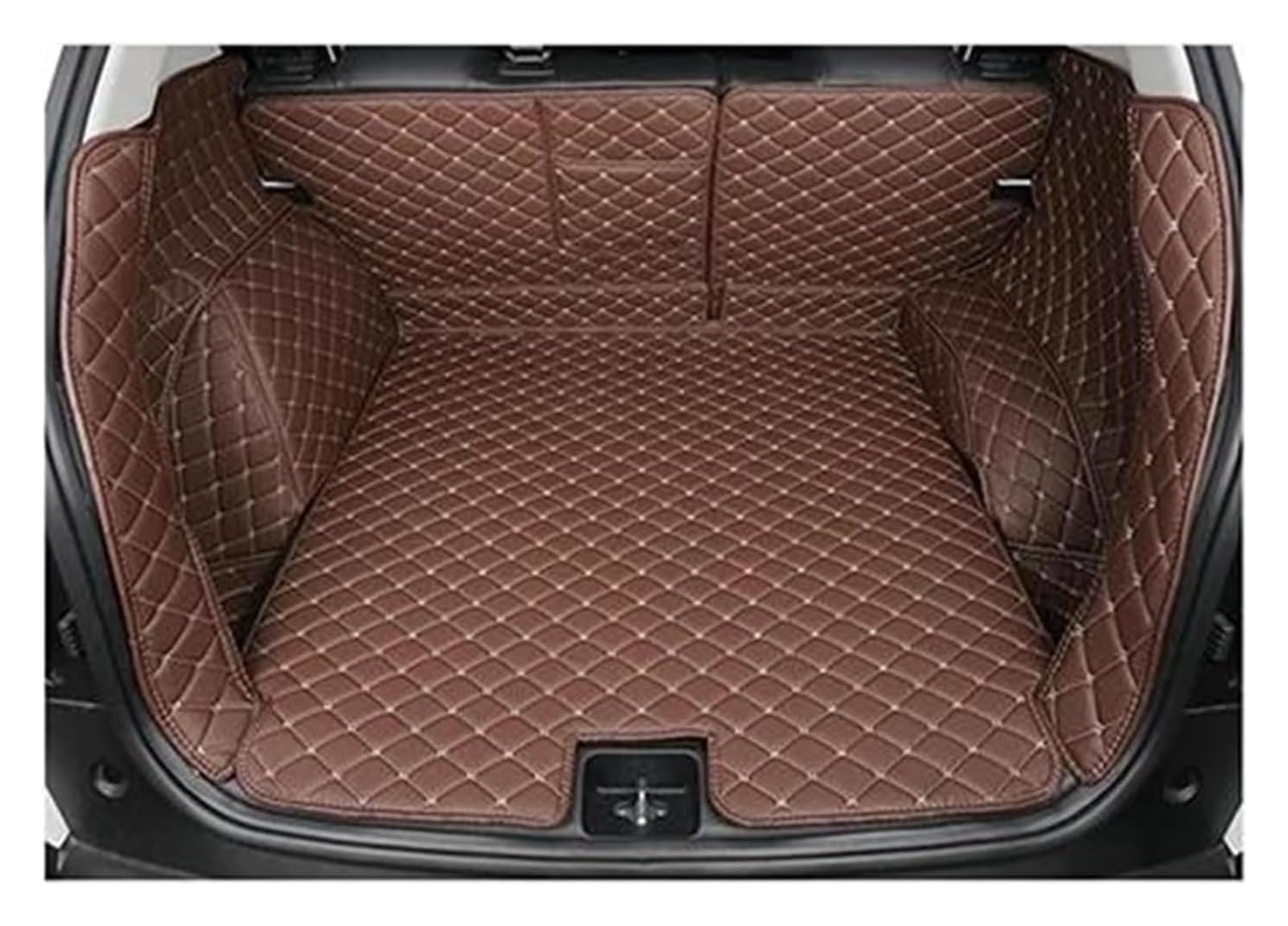 Kofferraummatte Für C4 Für Picasso 5-Sitzer 2014-2018 Kofferraummatten Auto-Kofferraumteppiche Cargo Liner(Coffee A) von QGMKMVZZBK