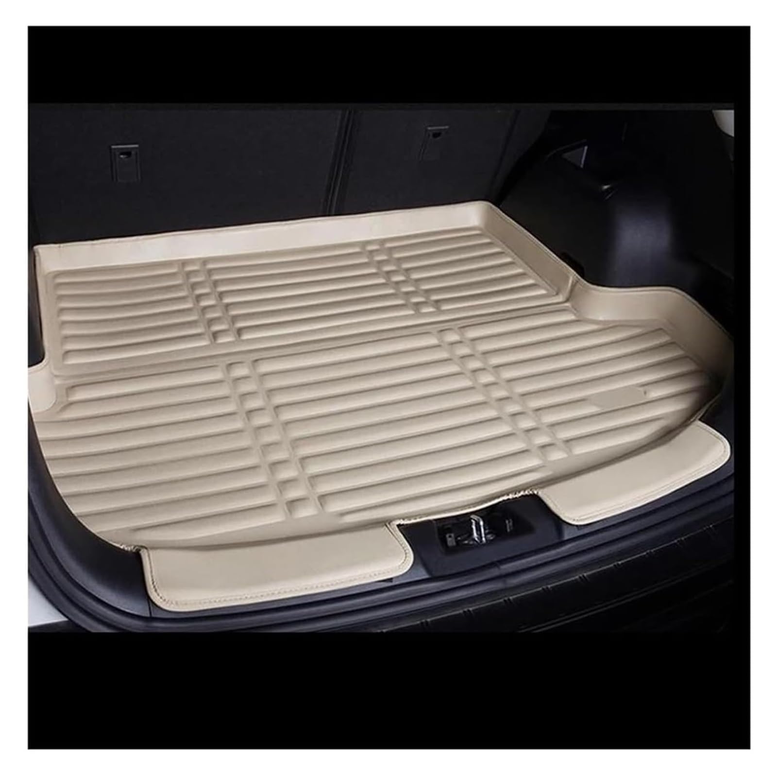 Kofferraummatte Für Hyundai Für Ix35 2010-2017 Auto-Kofferraumwanne Kofferraumwanne Cargo Mat Tray Boden Teppich Schlamm Pad Schutz(4) von QGMKMVZZBK