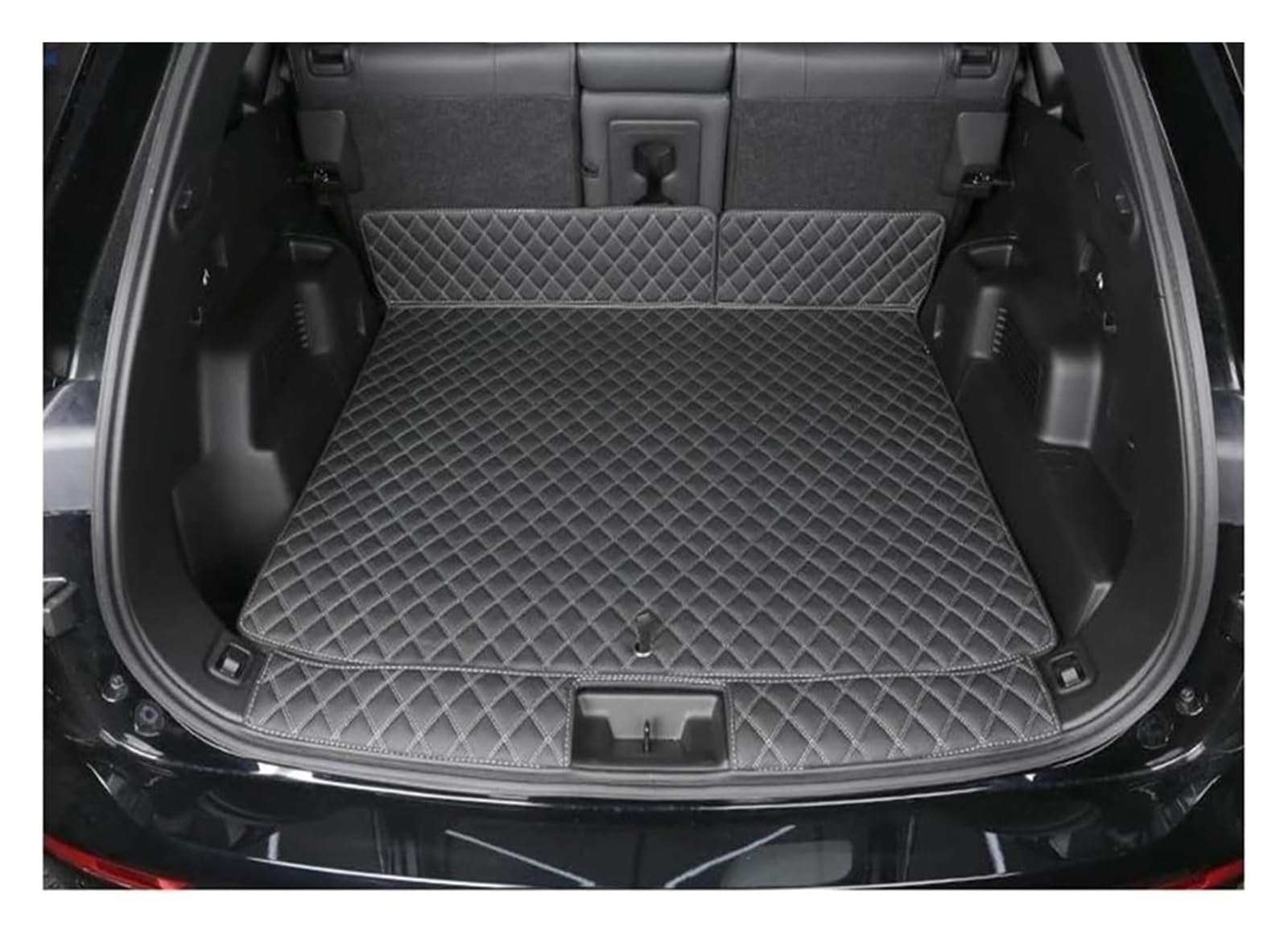 Kofferraummatte Für M&ITSUBISHI Für Outlander 2023 PHEV 7/5-Sitzer Kofferraummatte wasserdichte Bodenmatte Heckklappenmatte(5 seat 2PCS-C) von QGMKMVZZBK