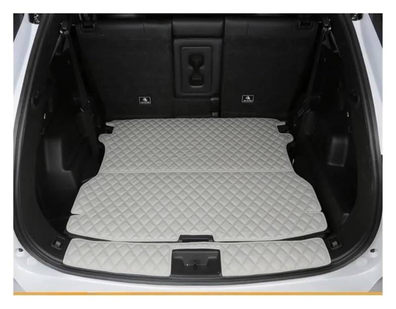 Kofferraummatte Für M&ITSUBISHI Für Outlander 2023 PHEV 7/5-Sitzer Kofferraummatte wasserdichte Bodenmatte Heckklappenmatte(7 seat 2PCS-B) von QGMKMVZZBK