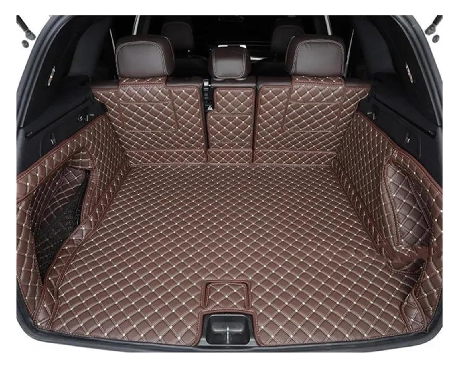 Kofferraummatte Für Mercedes Für B&ENZ GLC 260 300 2020 Auto All Surrounded Heckkofferraummatte Cargo Boot Liner Tray Heckkofferraum Gepäckabdeckung(Coffee) von QGMKMVZZBK