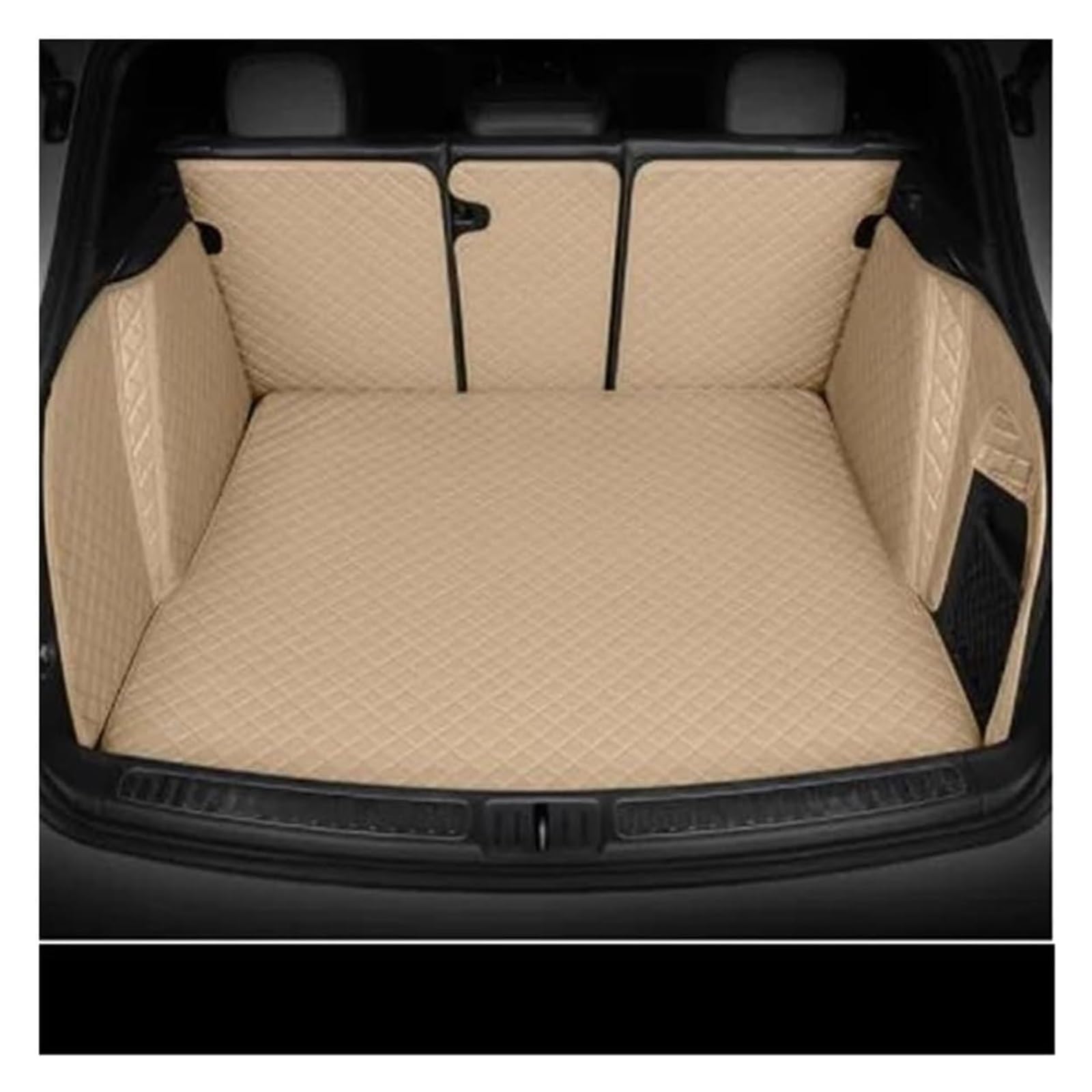 Kofferraummatte Für Mercedes Für B&ENZ V-Klasse Für Viano Für Vito W447 W639 W638 Maßgefertigte Kofferraummatten wasserdichte Cargo-Liner-Teppiche(Beige,Set) von QGMKMVZZBK