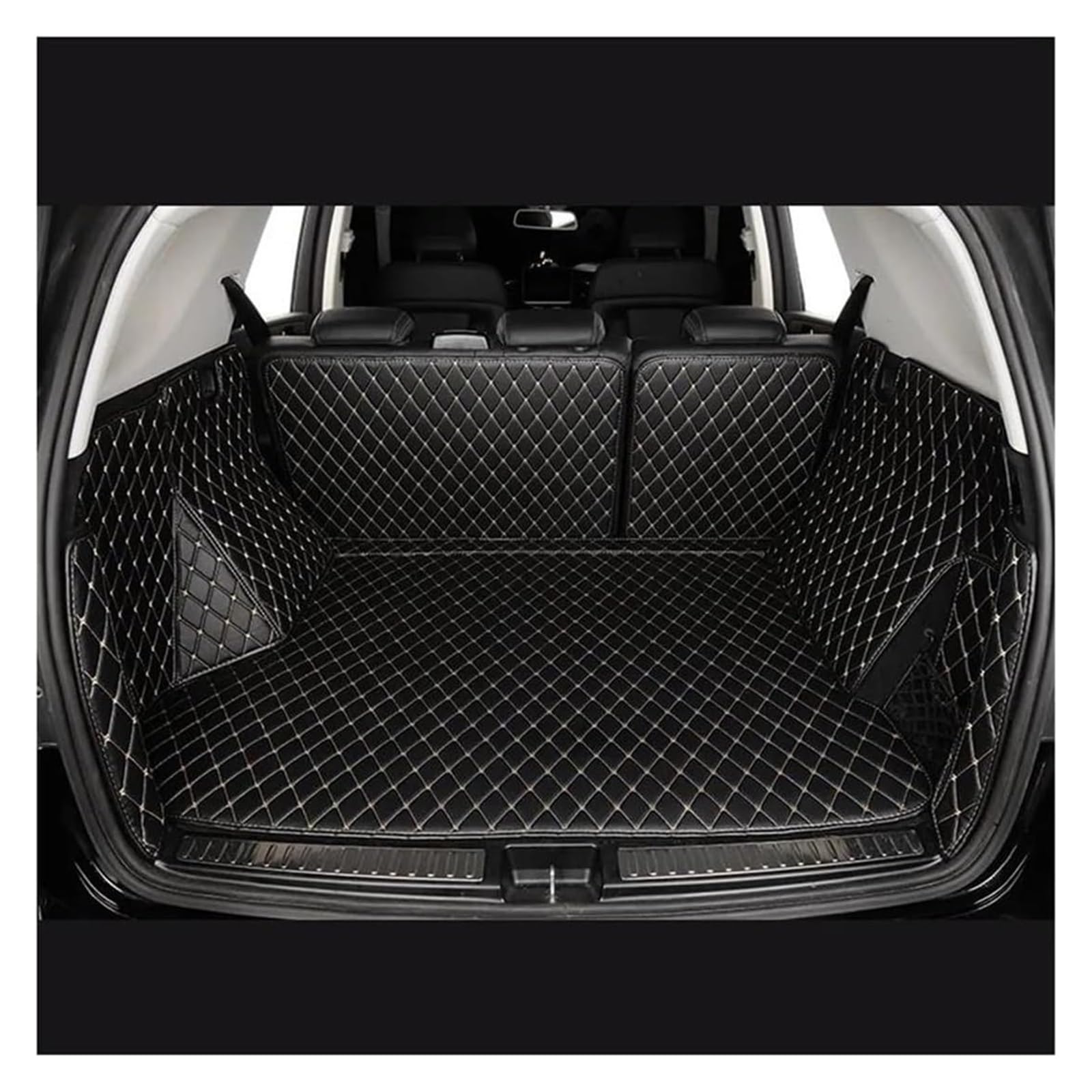 Kofferraummatte Für Seat Für Cupra Für Ateca 2017-2024 Auto Cargo Liner Pads Auto Kofferraum Teppich Custom Auto Kofferraummatten(2) von QGMKMVZZBK