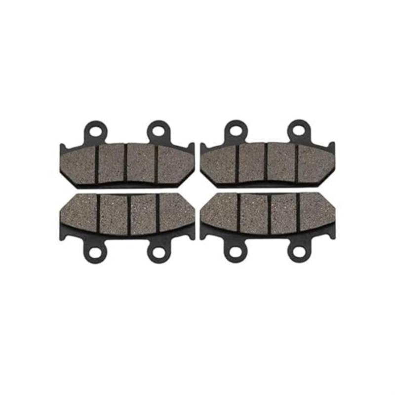 Bremsbelag Für CBR600 CBR 600 CBR 600 F2 CBR600 F2 CBR 600 FM FN FP 1991-1994 Bremsbeläge Kits Motorradteile Vordere und hintere Bremsbeläge(2 pairs Front Pads) von QGQFDEYUNB